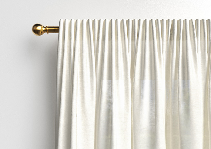 Marsala Voile, Beach White - Made to Measure Curtains - Image 10